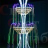 Световой фонтан "Королевский стандарт" 2х3м мульти