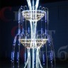Световой фонтан "Королевский стандарт" 1.7х2.5 м